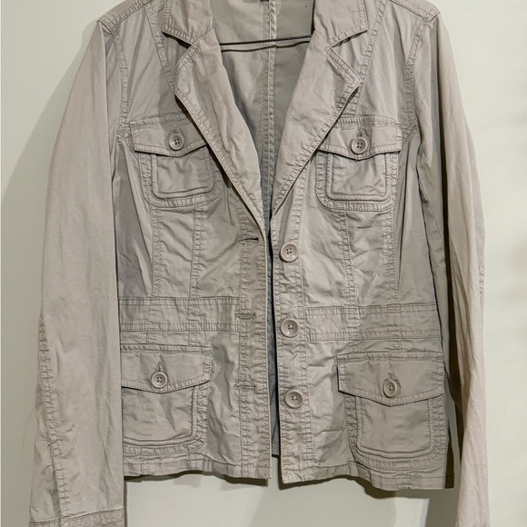 Women’s Beige Casual Jacket - Picture 2 of 6